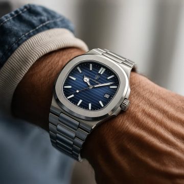 One of the classy watch gifts for him is worn while showcasing its beauty and elegance