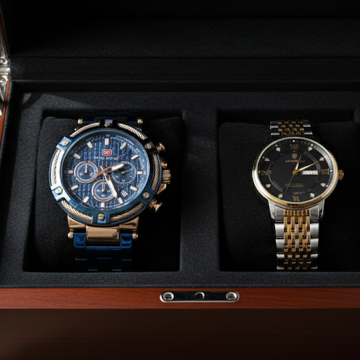 two obsyss watches inside a box