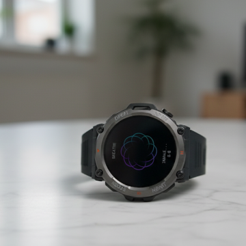 Smartwatch features functionality and shows beauty on top of the table