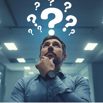 Man thinking of Mechanical Automatic Solar Watch Movement