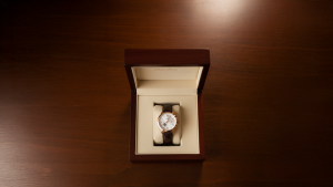 Gift a watch with elegant packaging and timeless design for any occasion.