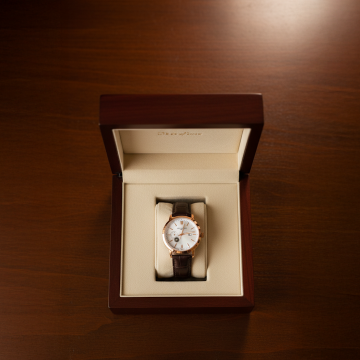 Gift a watch with elegant packaging and timeless design for any occasion.