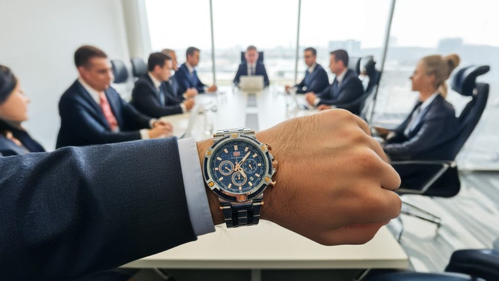 watch for job interview meeting